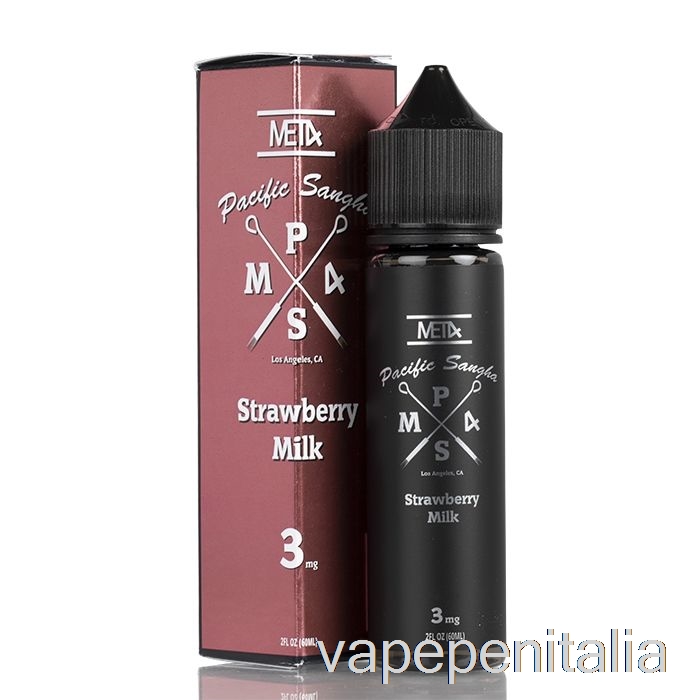 Vape In Italia Pacific Sangha - Latte Alla Fragola Di Met4 Vapor - 60ml 0mg